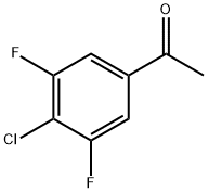 4'-Chloro-3',5'-difluoroacetophenone Struktur