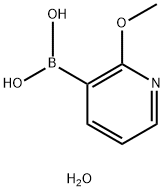 2-METHOXYPYRIDINE-3-BORONIC ACID HYDRATE 结构式