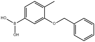 (3-苄氧基-4-甲基)苯硼酸,1256355-31-3,结构式