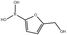 (5-(ヒドロキシメチル)フラン-2-イル)ボロン酸 化学構造式