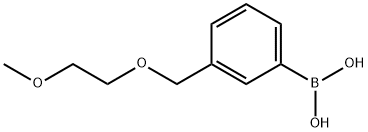 3-[(2-methoxyethoxy)methyl]phenylboronic acid Structure