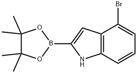 4-Bromo-1h-indole-2-boronic acid pinacol ester price.