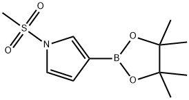 1-(Methylsulfonyl)pyrrole-3-boronic acid, pinacol ester Structure