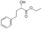 (S)-(+)-2-ヒドロキシ-4-フェニル酪酸エチル 化学構造式