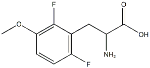 2,6-DIFLUORO-3-METHOXY-DL-PHENYLALANINE|2-氨基-3-(2,6-二氟-3-甲氧基苯基)丙酸