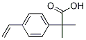 2-甲基-2-(4-乙烯基苯基)丙酸, 1256584-72-1, 结构式