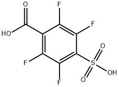 4-SULFO-2,3,5,6-TETRAFLUOROBENZOIC ACID Struktur