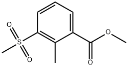 Methyl 2-Methyl-3-(Methylsulfonyl)benzoate Structure