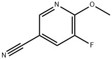 2-甲氧基-3-氟-5-氰基吡啶, 1256788-78-9, 结构式