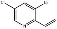 3-broMo-5-chloro-2-vinylpyridine Struktur