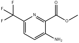3-氨基-6-三氟甲基吡啶-2-甲酸甲酯, 1256794-12-3, 结构式