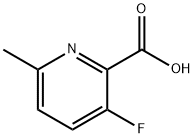 3-Fluoro-6-methylpyridine-2-carboxylic acid Struktur