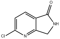 5H-Pyrrolo[3,4-b]pyridin-5-one, 2-chloro-6,7-dihydro- Struktur
