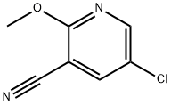 5-氯-2-甲氧基吡啶-3-甲腈 结构式