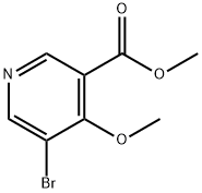 5-溴-4-甲氧基烟酸甲酯, 1256813-81-6, 结构式