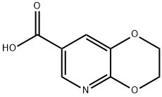 2,3-Dihydro-[1,4]dioxino[2,3-b]pyridine-7-carboxylic acid Struktur