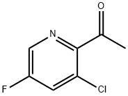 1-(3-氯-5-氟吡啶-2-基)乙烷-1-酮, 1256819-31-4, 结构式