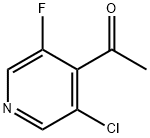 Ethanone, 1-(3-chloro-5-fluoro-4-pyridinyl)- 结构式