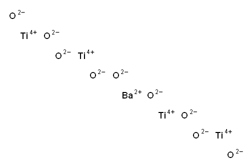 Barium Tetratitanium nonaoxide 化学構造式