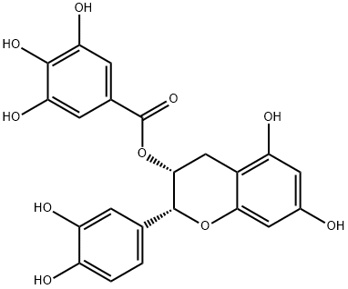 表儿茶素没食子酸酯,1257-08-5,结构式