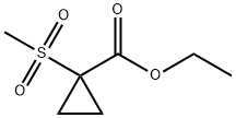 ethyl 1-(methylsulfonyl)cyclopropanecarboxylate Struktur