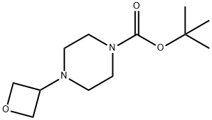4-(氧杂环丁烷-3-基)哌嗪-1-甲酸叔丁酯, 1257293-88-1, 结构式