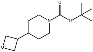 4-(氧杂环丁烷-3-基)哌啶-1-甲酸叔丁酯, 1257294-04-4, 结构式