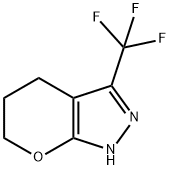3-Methyl-1H,4H,5H,6H-pyrano[2,3-c]pyrazole Struktur