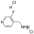 4-(アミノメチル)-3-フルオロピリジン二塩酸塩 化学構造式