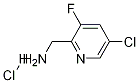 (5-chloro-3-fluoropyridin-2-yl)MethanaMine hydrochloride Structure