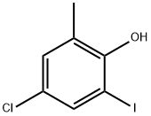 5-Chloro-2-hydroxy-3-iodotoluene Structure