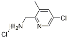 (5-氯-3-甲基吡啶-2-基)甲胺盐酸盐, 1257535-41-3, 结构式