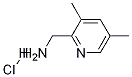 (3,5-ジメチルピリジン-2-イル)メタンアミン塩酸塩 化学構造式