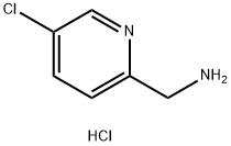 (5-クロロピリジン-2-イル)メタンアミン二塩酸塩 化学構造式