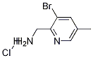 (3-broMo-5-Methylpyridin-2-yl)MethanaMine hydrochloride Struktur