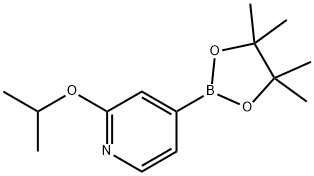2-isopropoxy-4-(4,4,5,5-tetramethyl-1,3,2-dioxaborolan-2-yl)pyridine Struktur