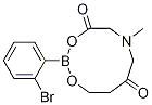 2-(2-Bromophenyl)-6-methyl-1,3,6,2-dioxazaboracane-4,8-dione Struktur