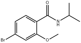 4-Bromo-N-isopropyl-2-methoxybenzamide Structure
