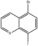5-Bromo-8-iodoquinoline Structure