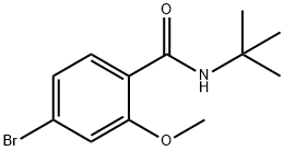 4-Bromo-N-tert-butyl-2-methoxybenzamide Structure