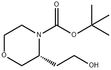 (R)-4-BOC-3-吗啉乙醇, 1257855-07-4, 结构式