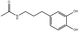 Acetamide, N-[3-(3,4-dihydroxyphenyl)propyl]- (9CI) 结构式