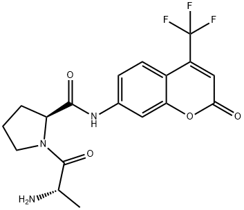 H-ALA-PRO-AFC,125791-92-6,结构式