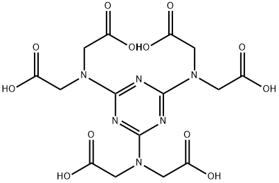 ([4,6-BIS-(BIS-CARBOXYMETHYL-AMINO)-[1,3,5]TRIAZIN-2-YL]-CARBOXYMETHYL-AMINO)-ACETIC ACID Structure