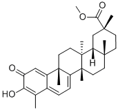3-ヒドロキシ-2-オキソ-24-ノル-D:A-フリードオレアナ-1(10),3,5,7-テトラエン-29-酸メチル 化学構造式