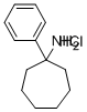 1-フェニルシクロヘプチルアミン塩酸塩 化学構造式