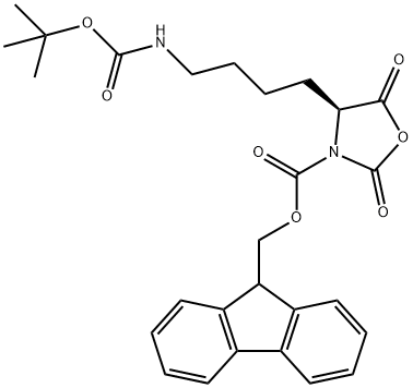 NOMEGA-tert-Butoxycarbonyl-NALPHA-9-fluorenylmethoxycarbonyl-L-lysine NALPH Structure
