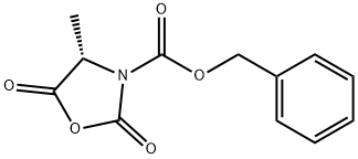 Z-L-丙氨酸-N-羧基-环内酸酐, 125814-23-5, 结构式