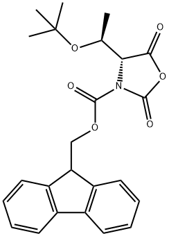 N-芴甲氧羰基-O-叔丁基-L-苏氨酸-N-酸酐, 125814-28-0, 结构式