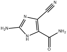 2-AMINO-4-CYANO-5-IMIDAZOLECARBOXAMIDE Struktur